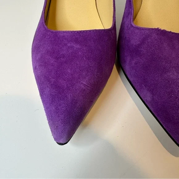 Ivanka Trump purple suede pumps women’s size 9M - Picture 8 of 16